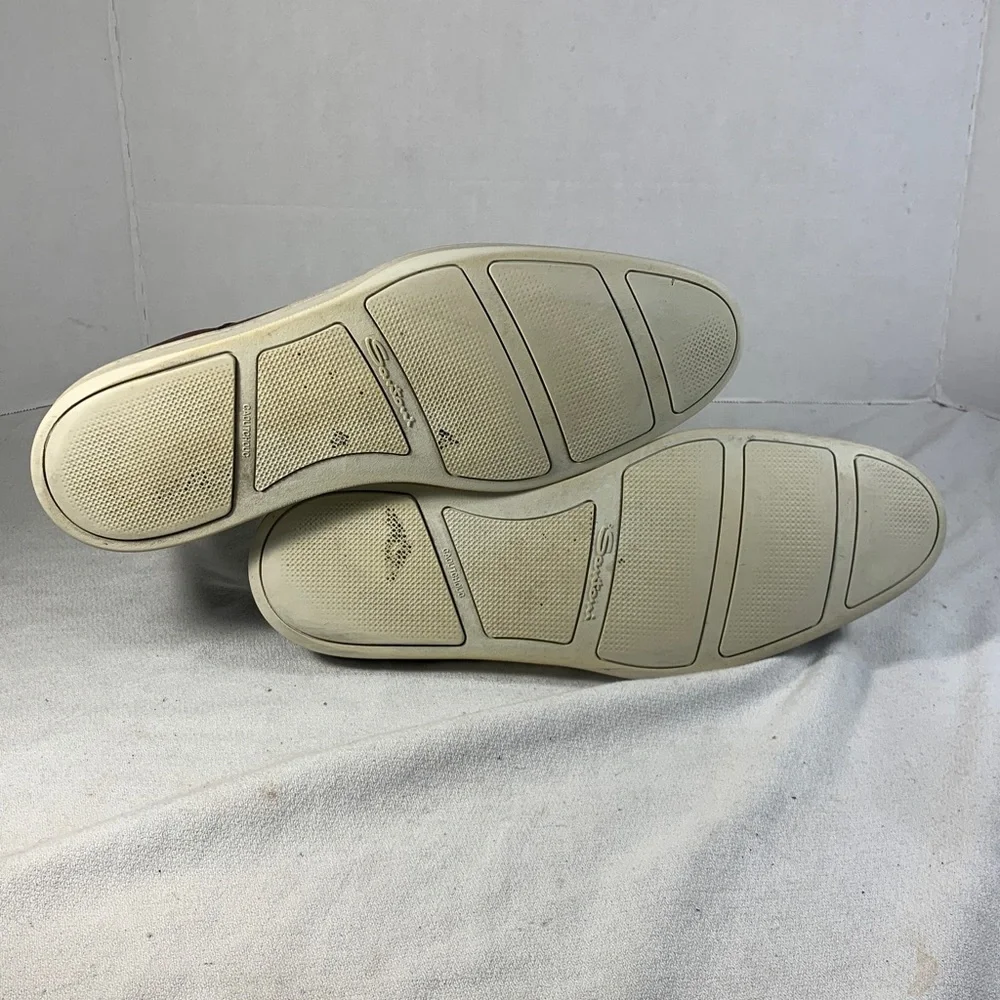 Santoni Doyle Brown Leather Men's Shoes